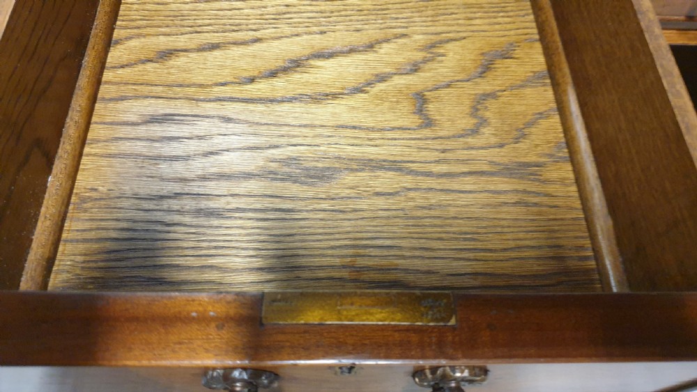 Superb Walnut Pedestal Desk View V
