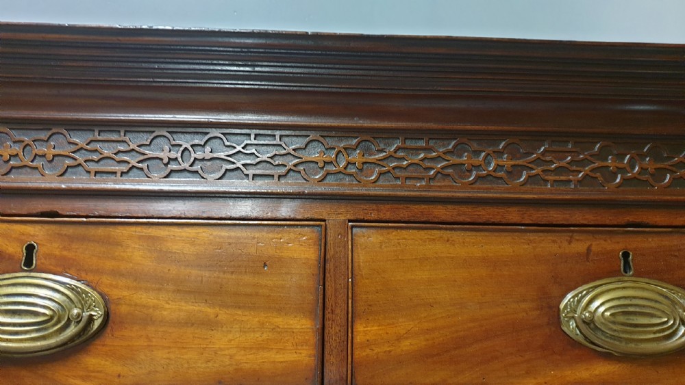 Country House Mahogany Chest on Chest of Drawers View V