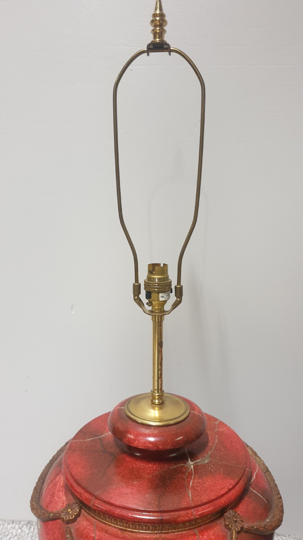 Large Pair Red Lamps View VII