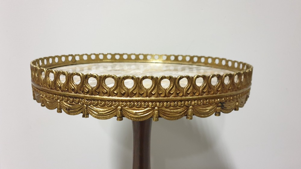 Nice French Pedestal Table View IV