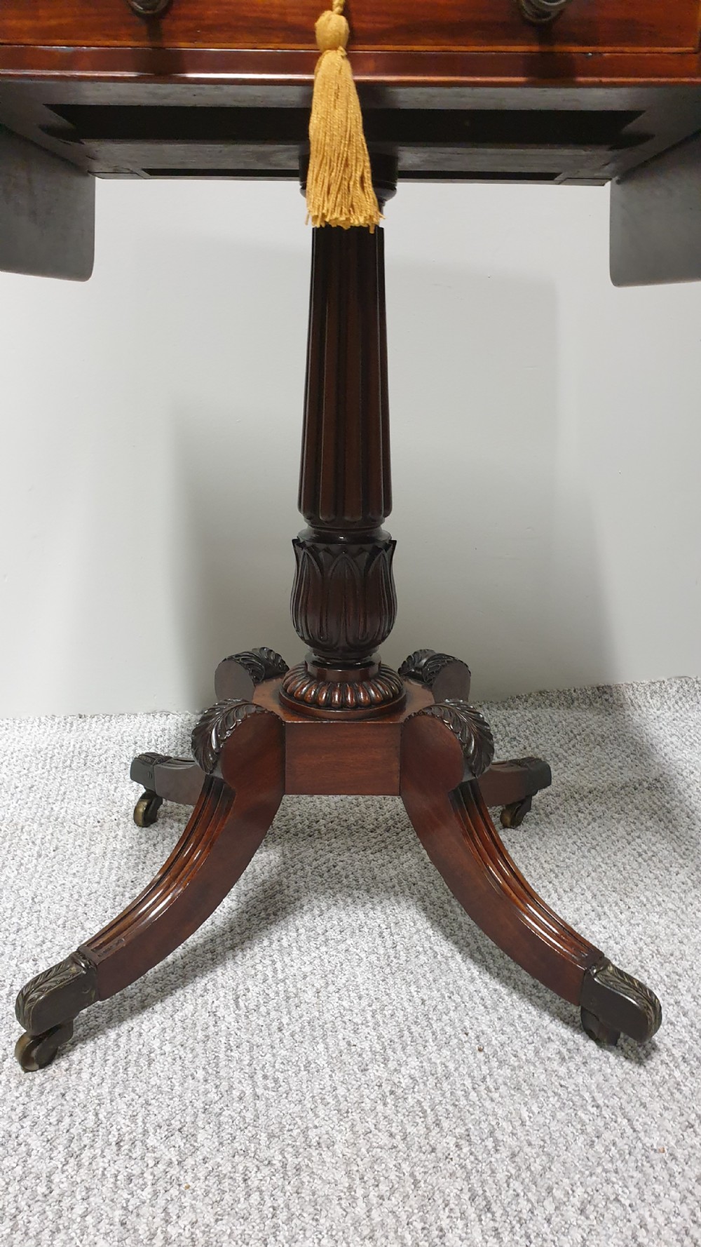 Exhibition Quality Drop Flap Pedestal Table View II