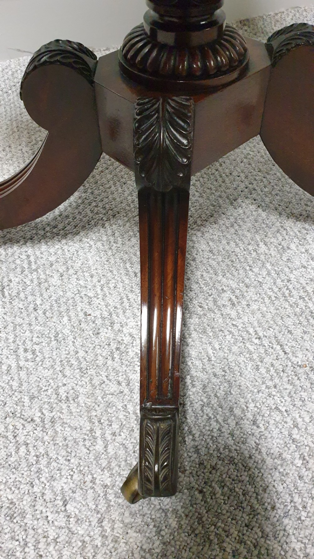 Exhibition Quality Drop Flap Pedestal Table View IV