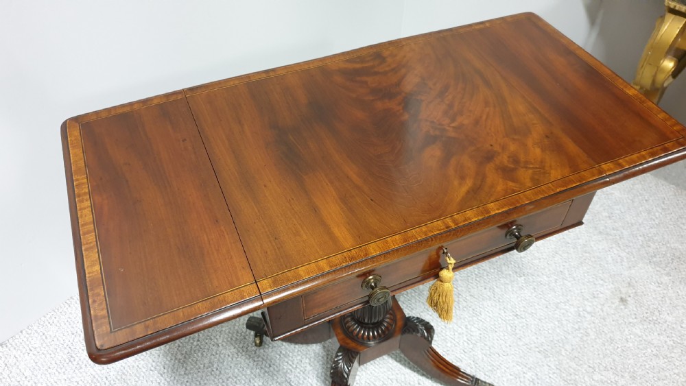 Exhibition Quality Drop Flap Pedestal Table View IX