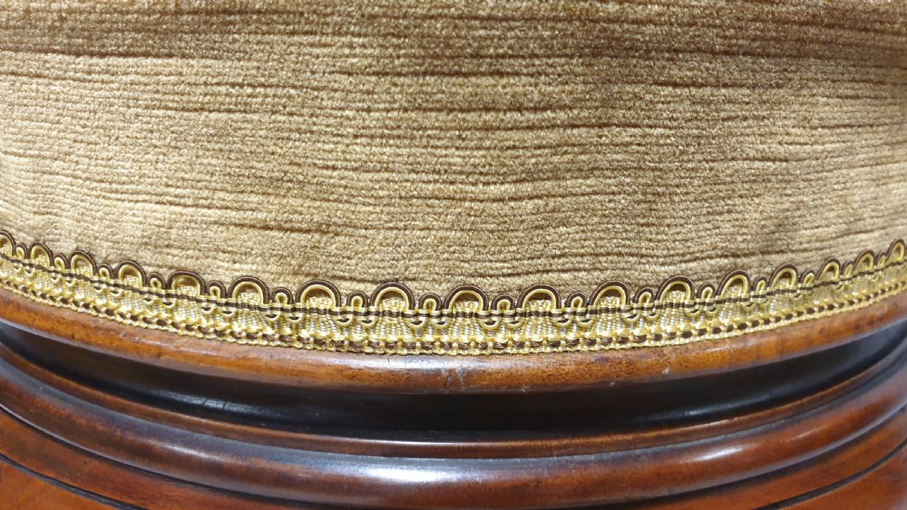 Superb Mahogany Piano Stool View III