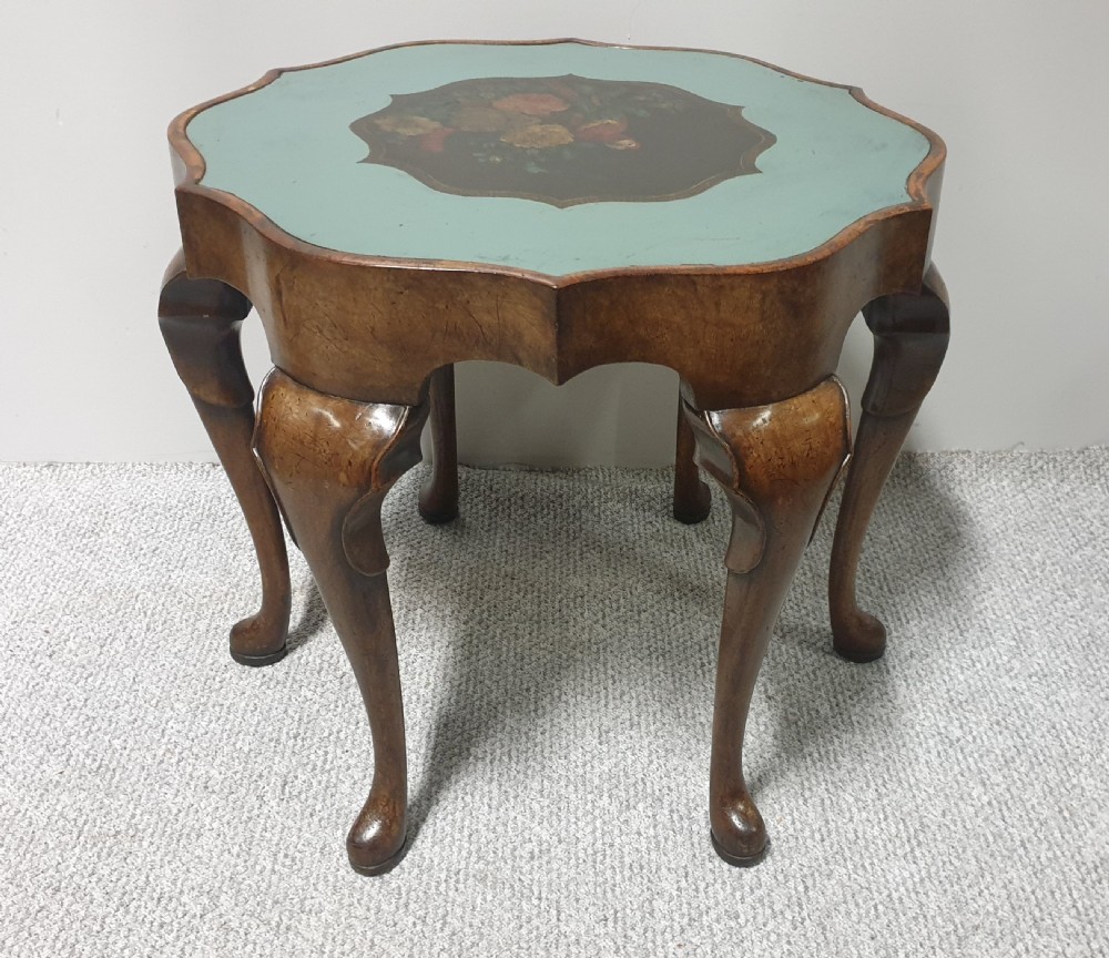 Superb Six Leg Walnut Coffee Table
