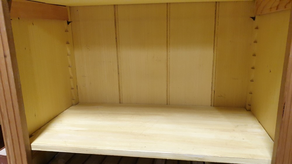 Outstanding Regency Style Breakfront Pine Bookcase c.1930 View VII