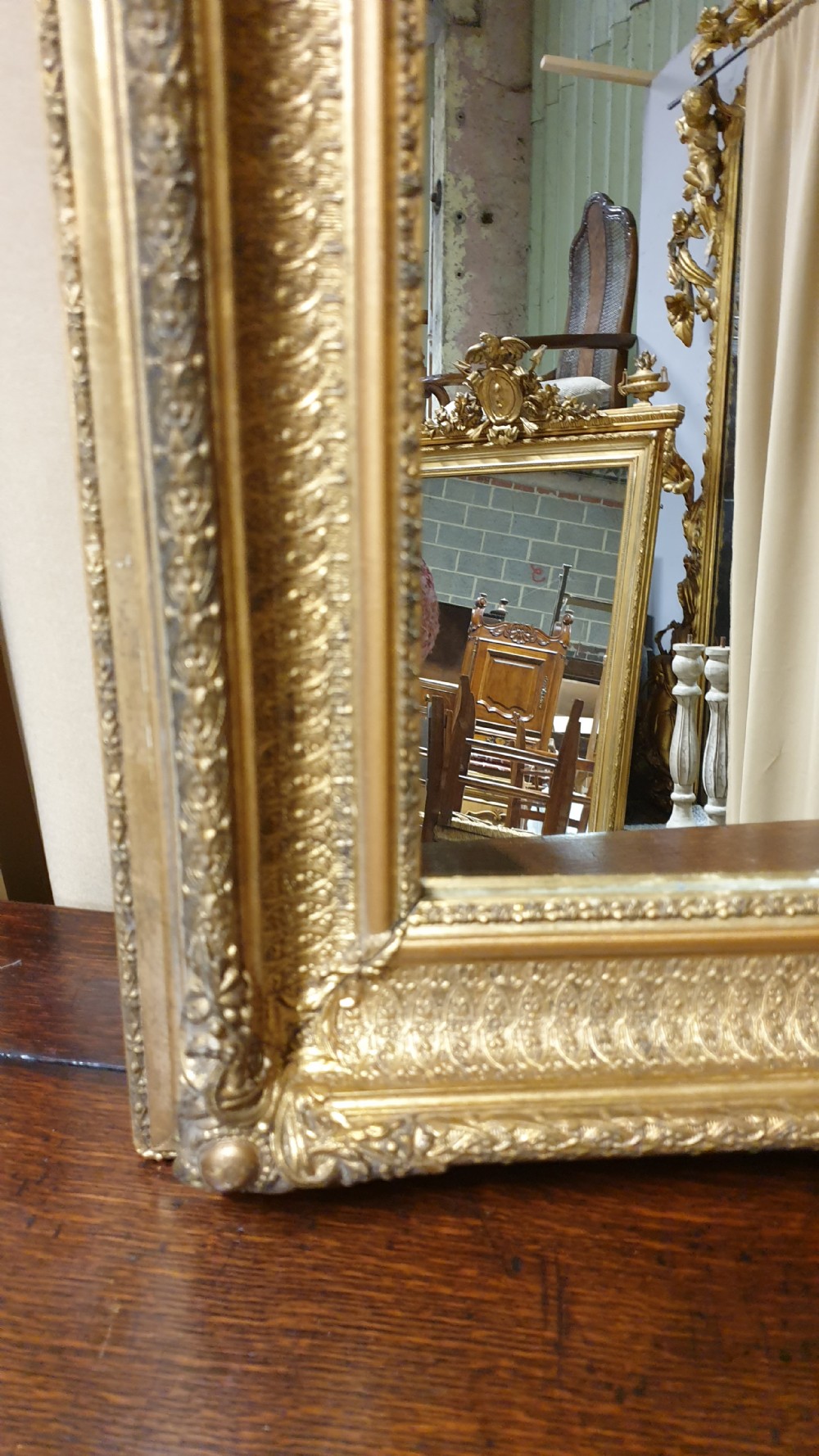 Victorian Gilt Mirror View II