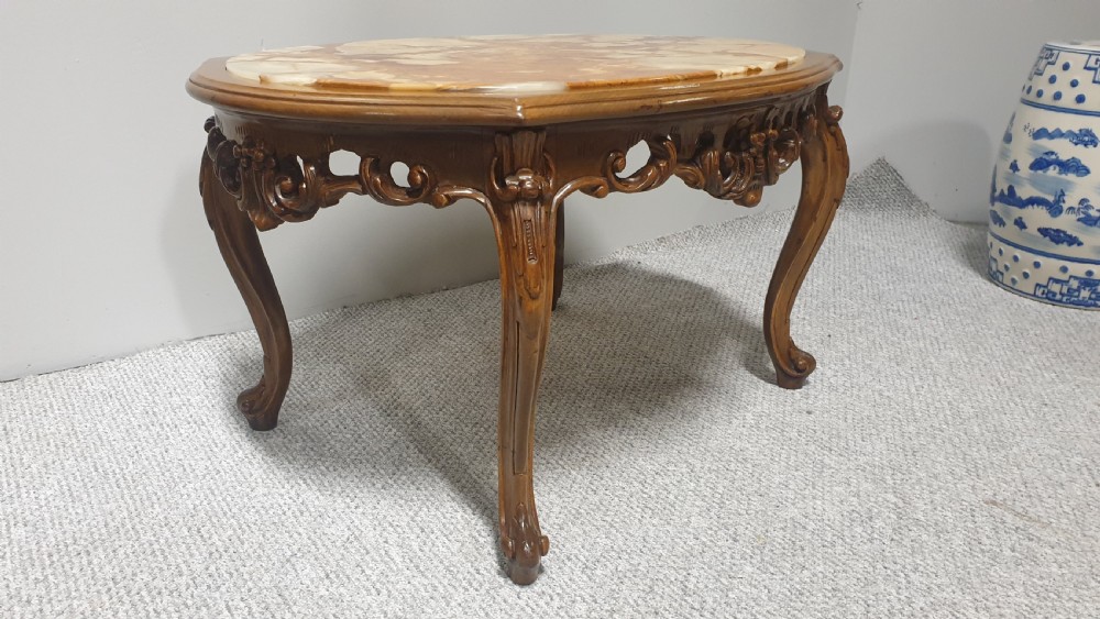 French Marble Coffee Table View IV