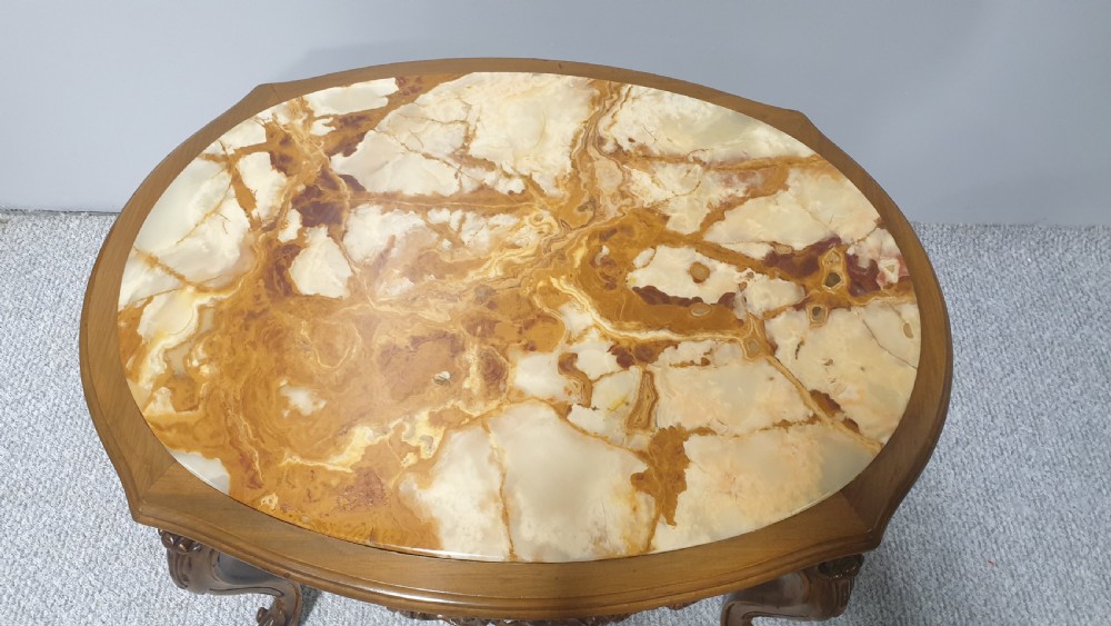 French Marble Coffee Table View V