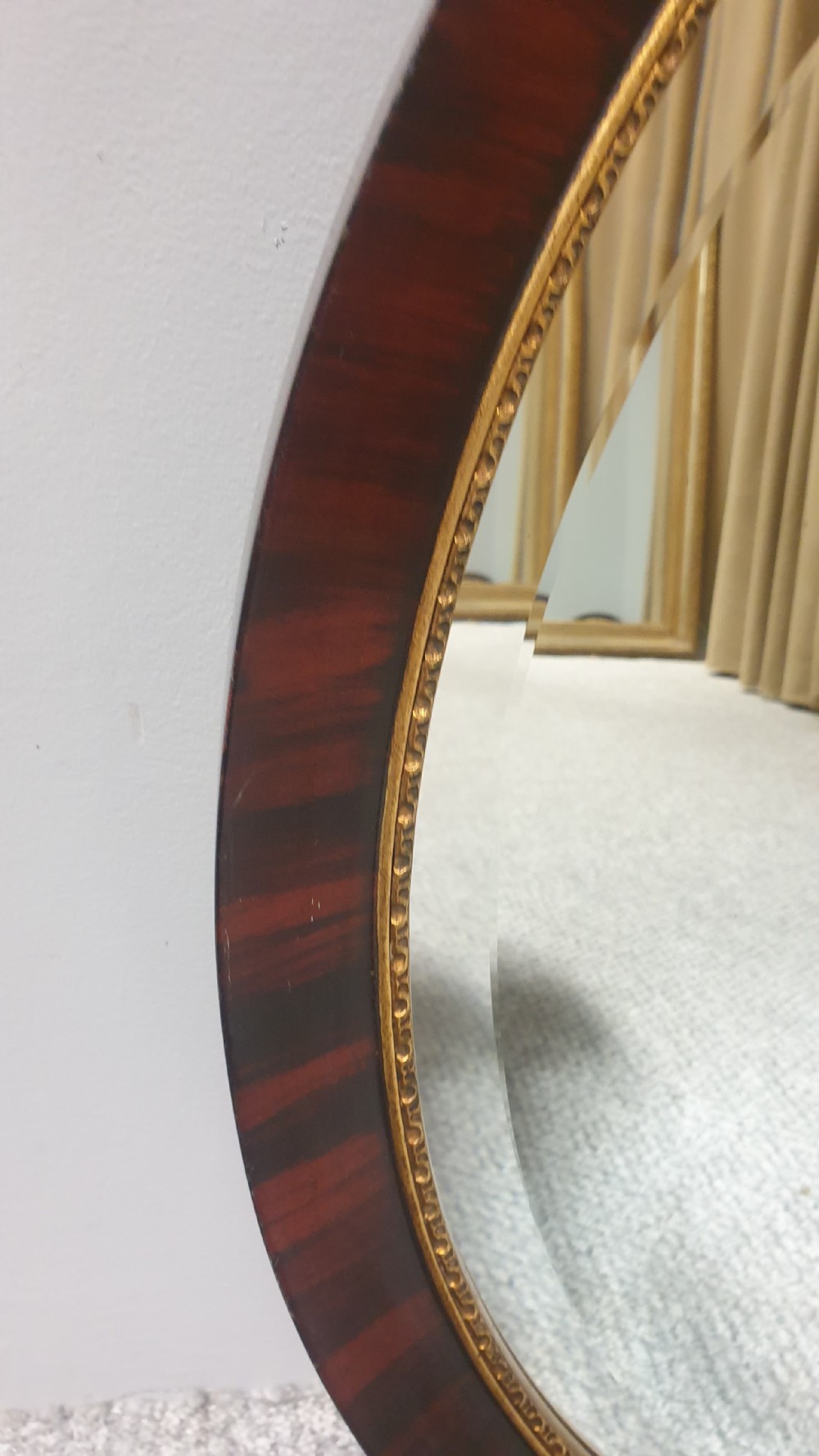 Pair Victorian Oval Mirrors View VI