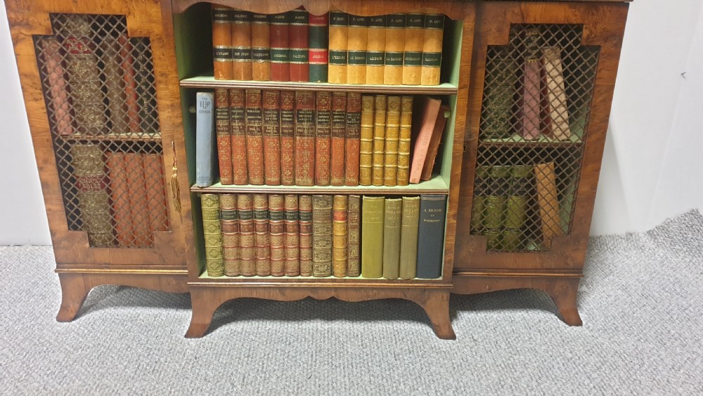 Yew Wood Bookcase of Small Proportions View VI