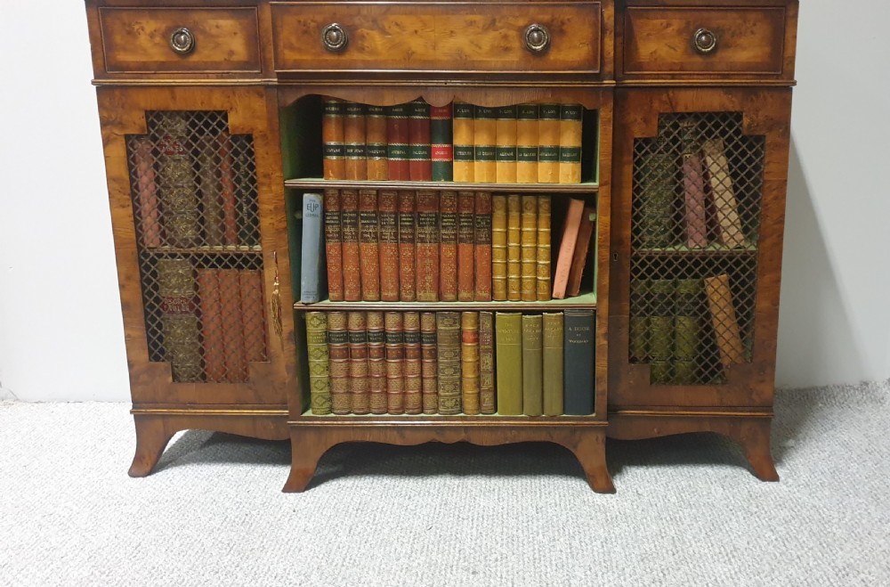 Yew Wood Bookcase of Small Proportions View VII