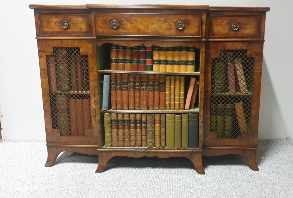 Yew Wood Bookcase of Small Proportions View VIII