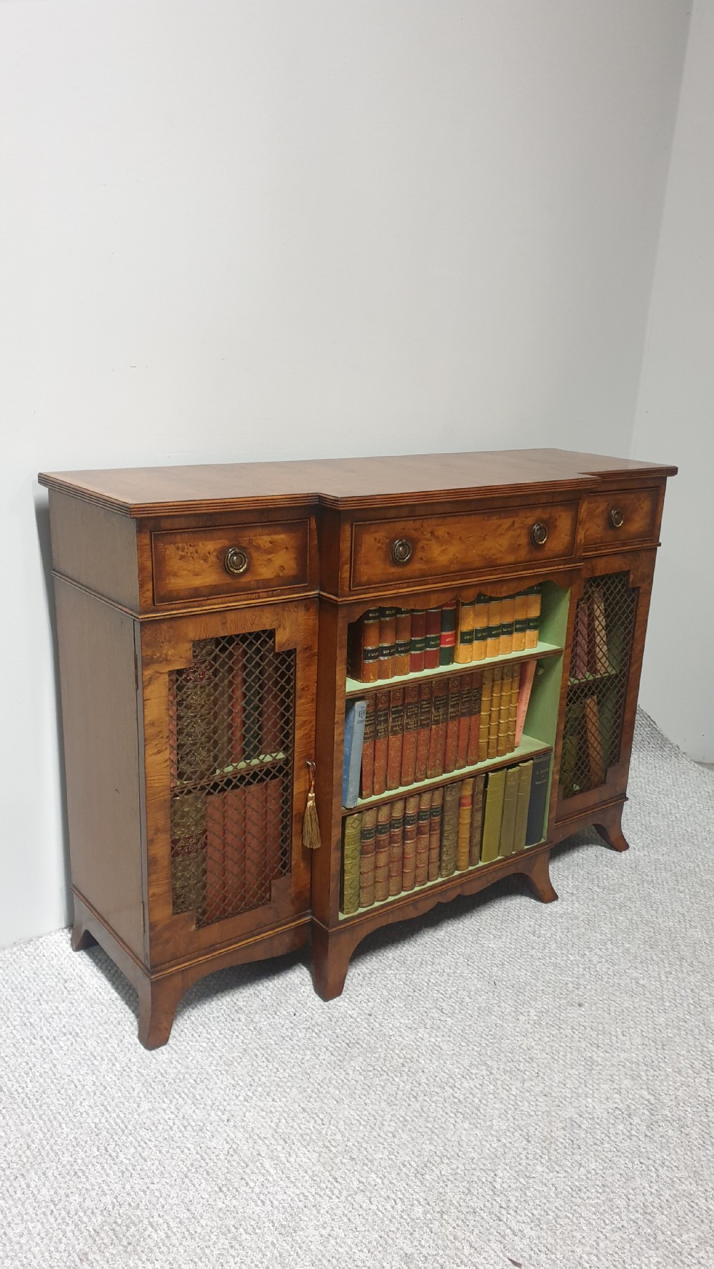 Yew Wood Bookcase of Small Proportions View IX