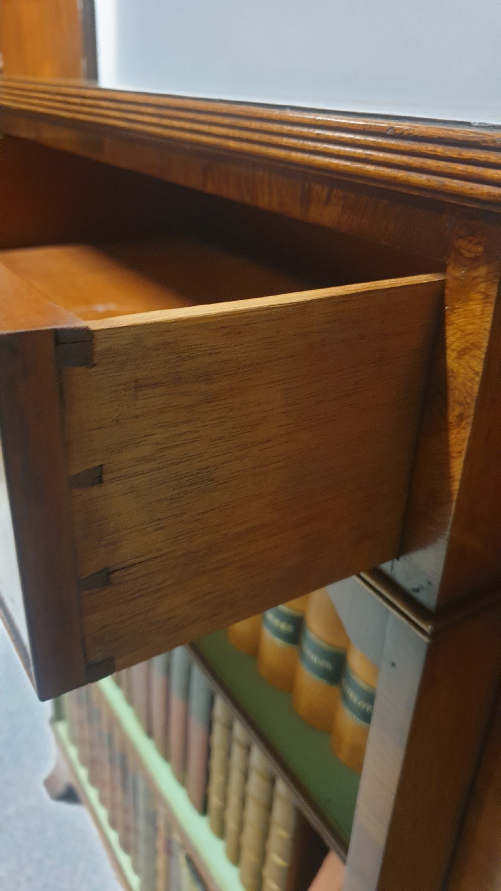 Yew Wood Bookcase of Small Proportions View XII