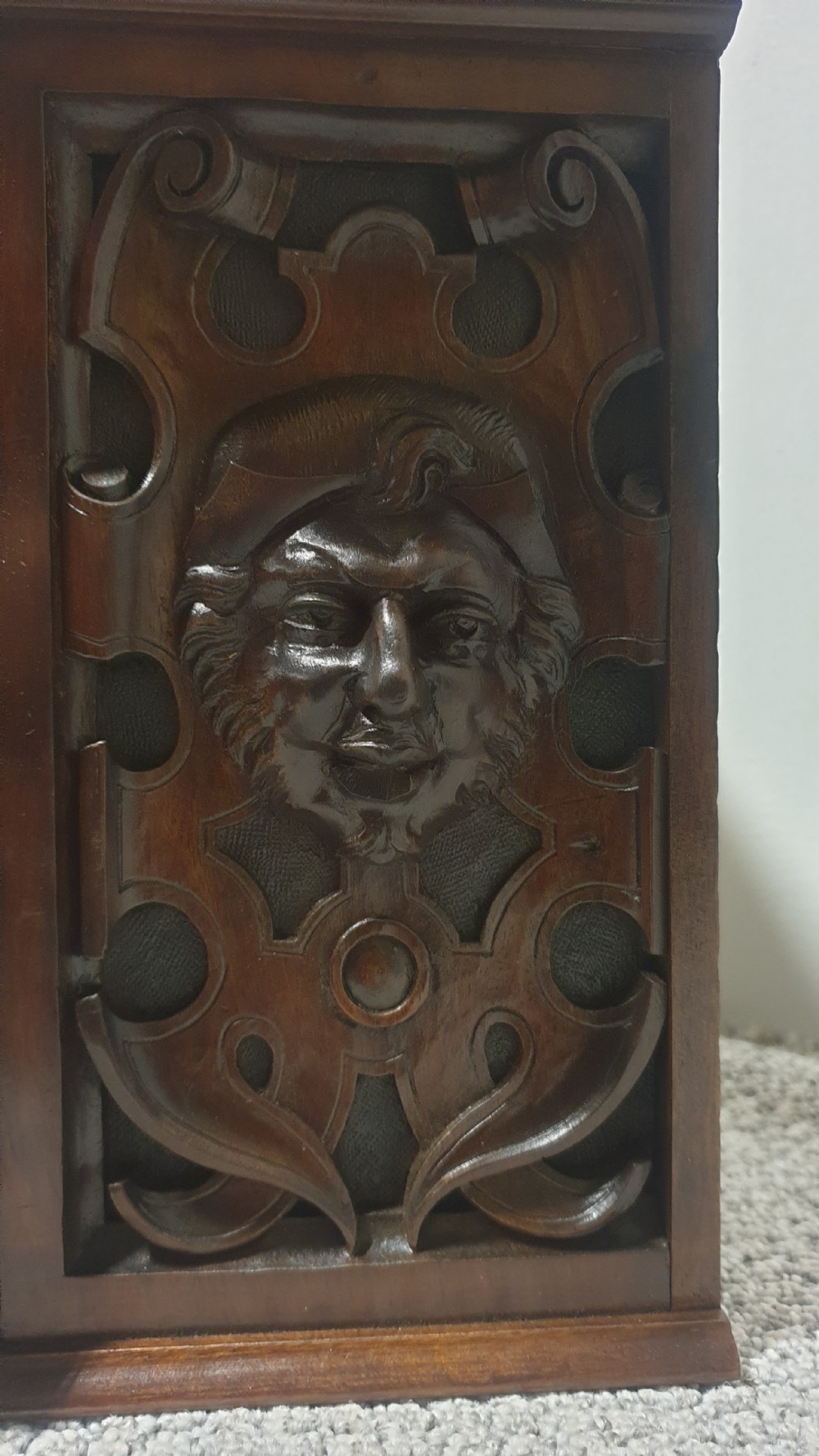 Superb Carved Corner Cupboard View IV