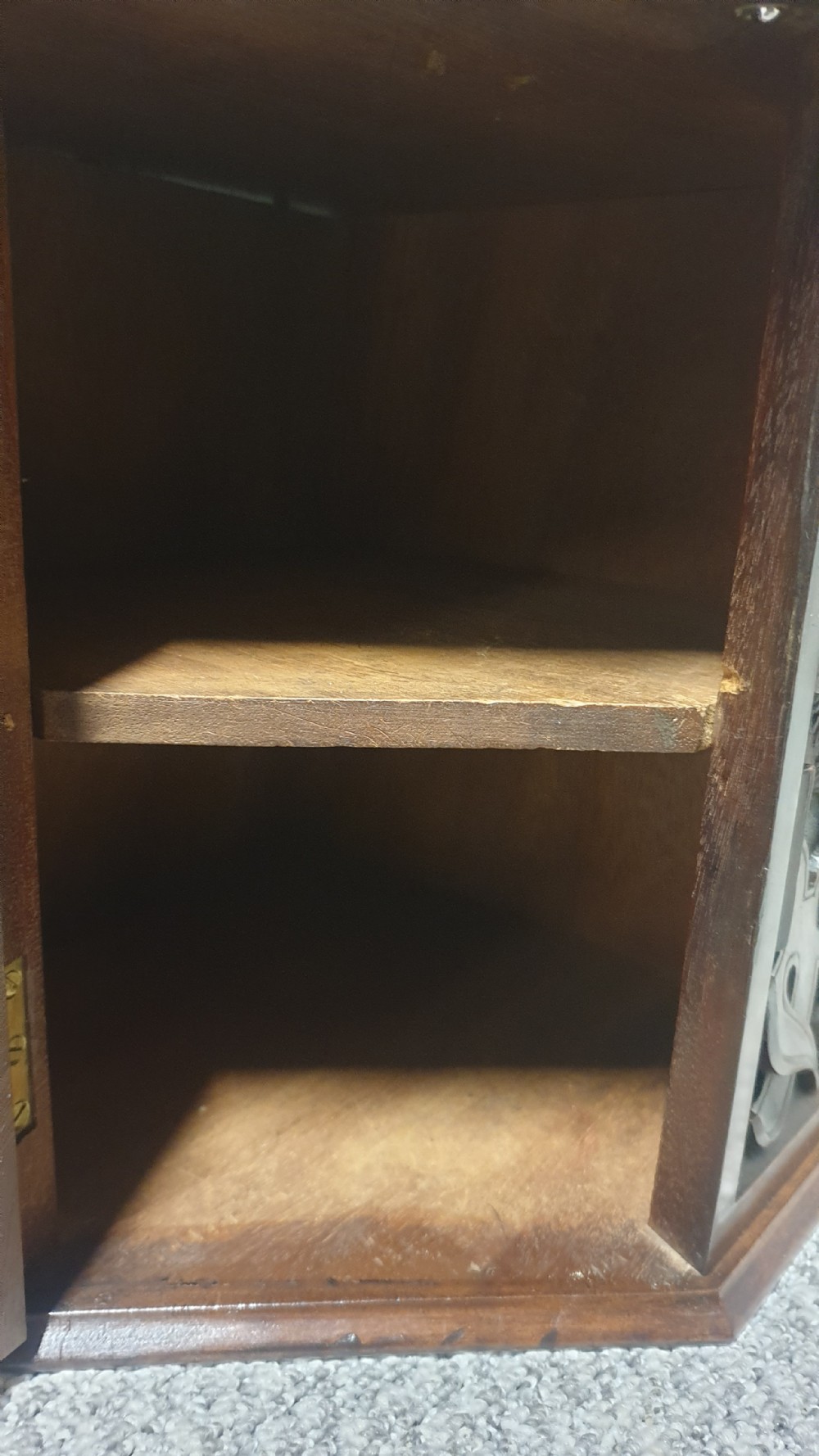 Superb Carved Corner Cupboard View VII