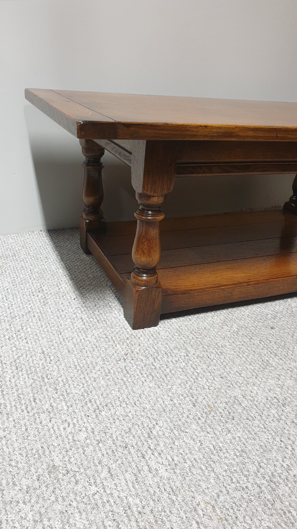 Very Good Oak Plank Coffee Table View III