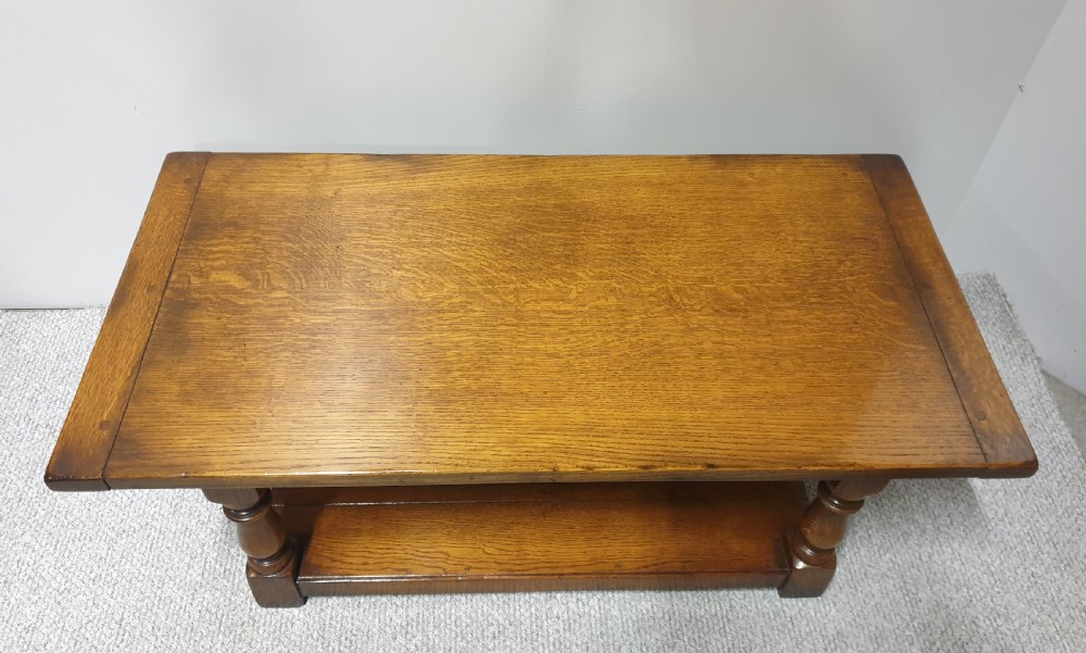 Very Good Oak Plank Coffee Table View IV
