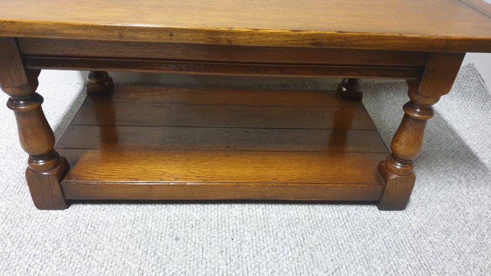 Very Good Oak Plank Coffee Table View V