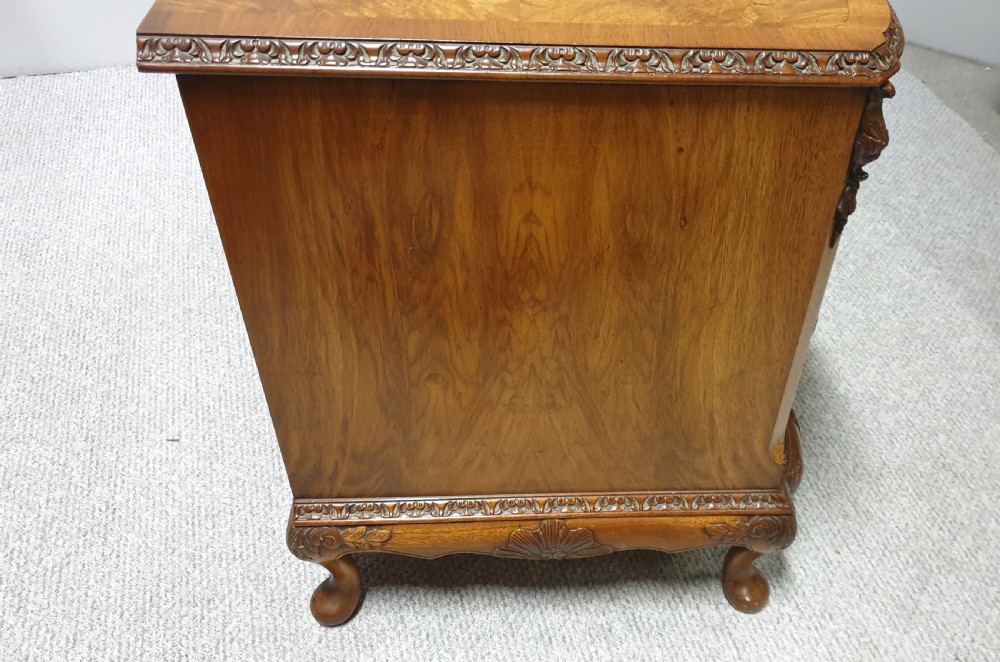 Fabulous Breakfront Burr Walnut Desk View III