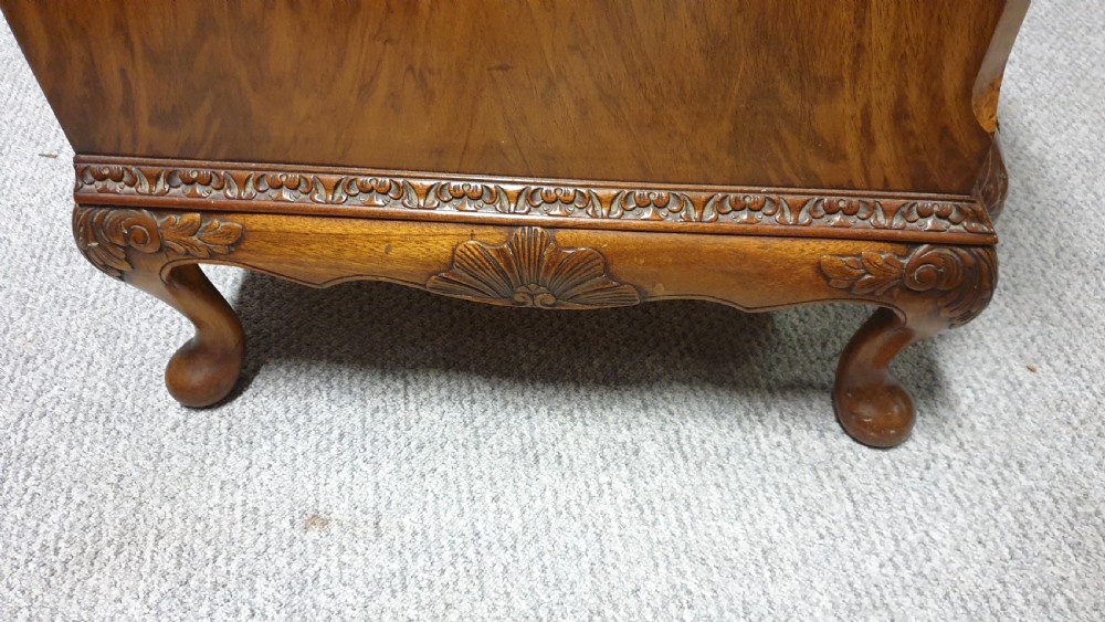 Fabulous Breakfront Burr Walnut Desk View IV