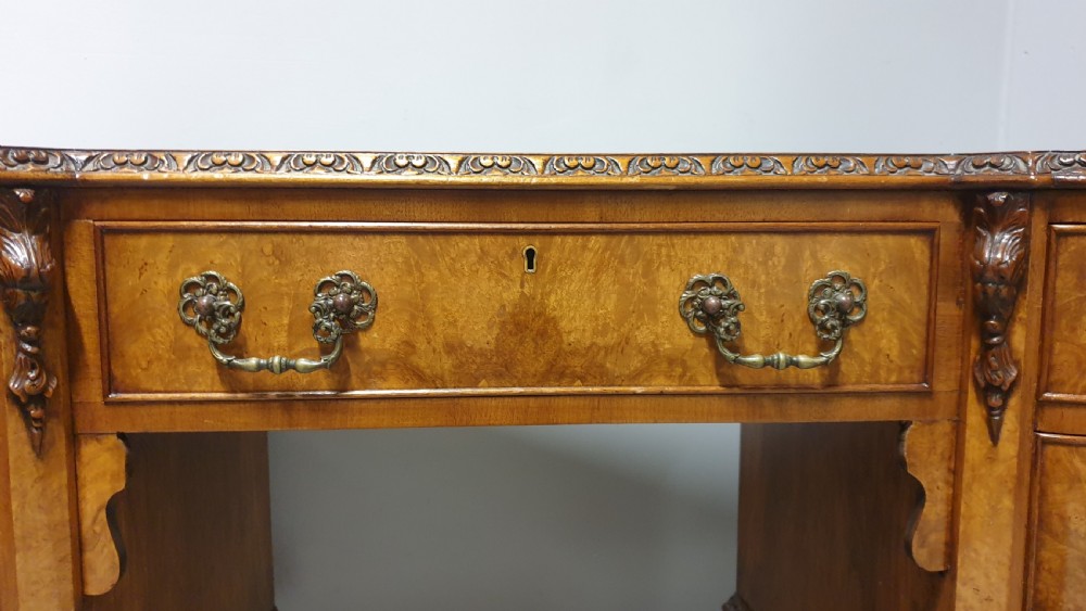 Fabulous Breakfront Burr Walnut Desk View IX
