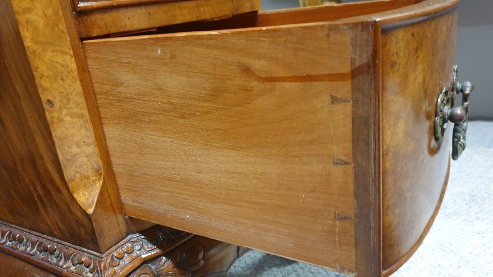 Fabulous Breakfront Burr Walnut Desk View XII