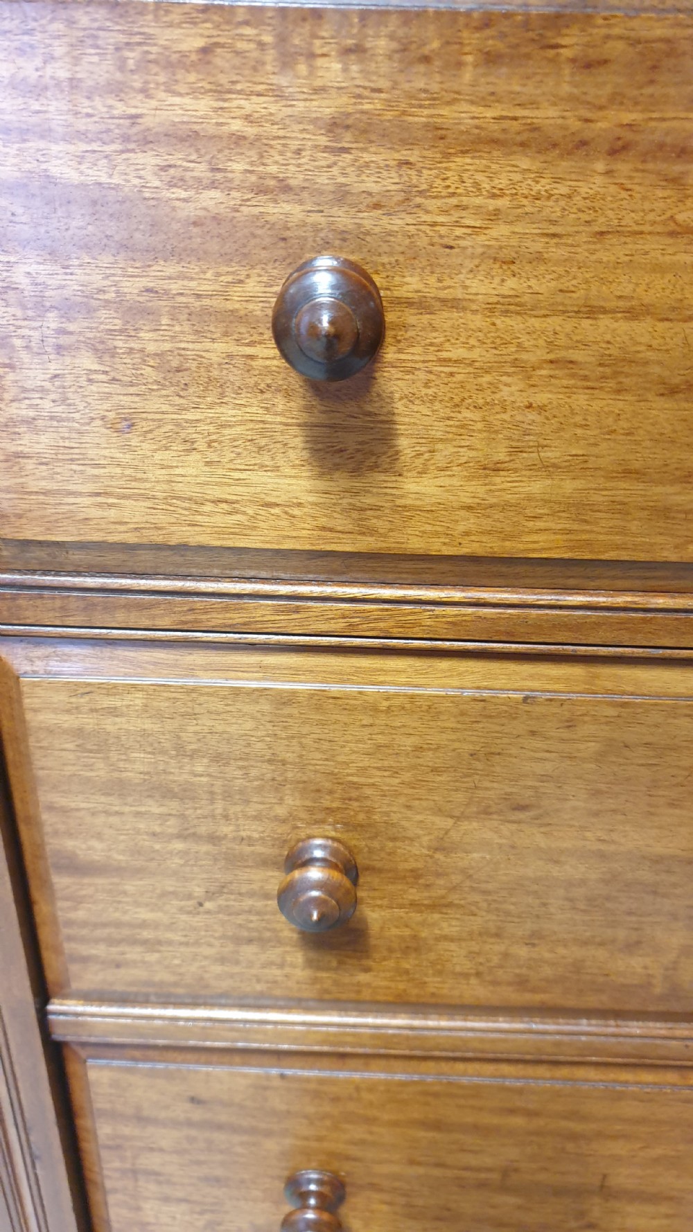 Victorian Mahogany Wellington Chest of Drawers View IX