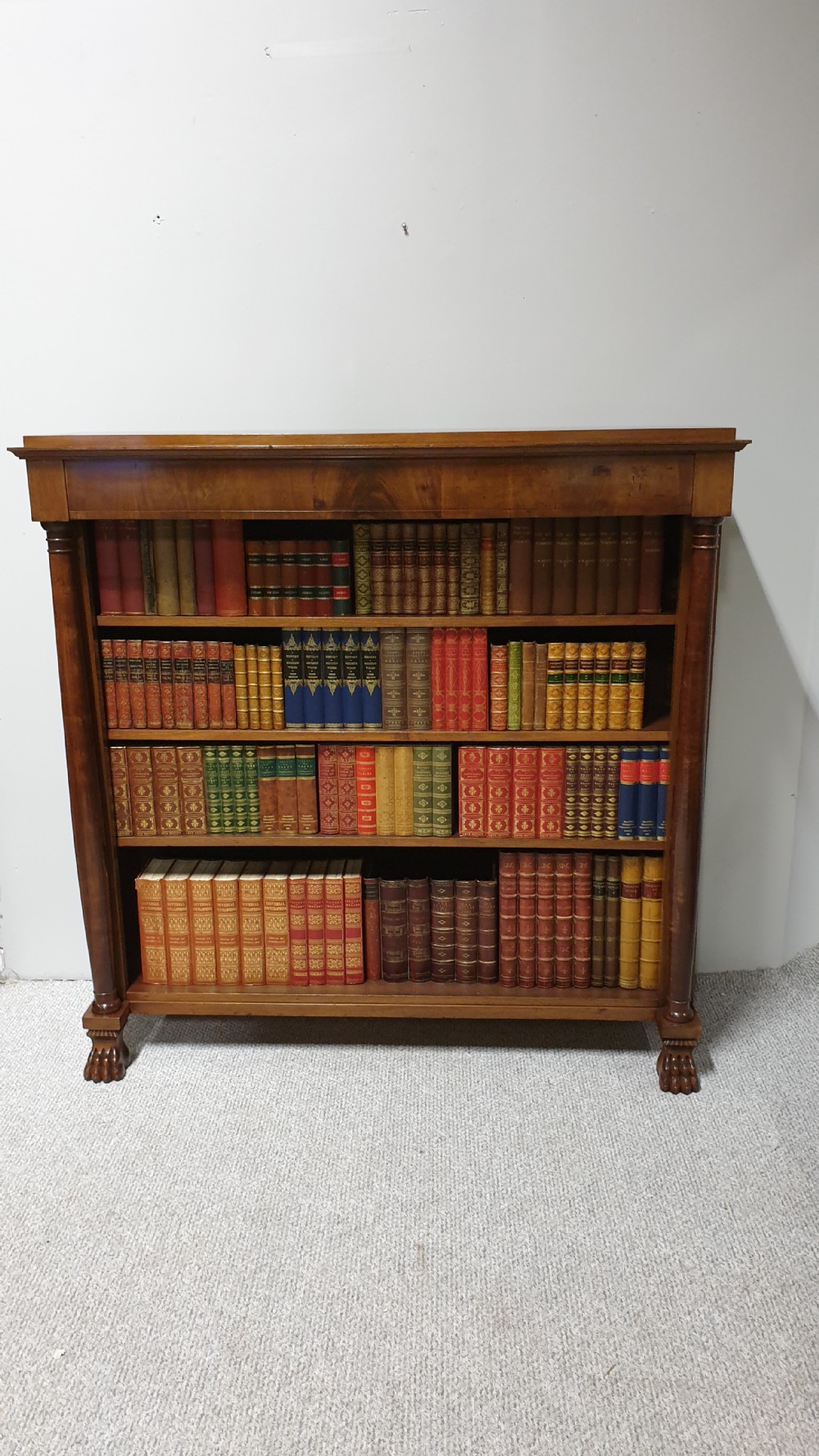 Superb Walnut Open Adjustable Bookcase View III