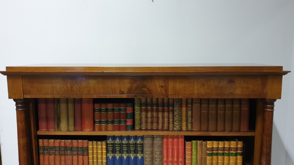 Superb Walnut Open Adjustable Bookcase View IV