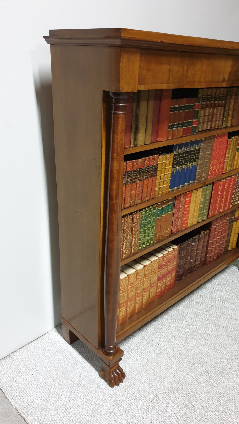 Superb Walnut Open Adjustable Bookcase View VIII