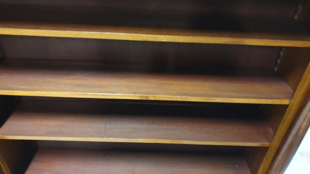 Superb Walnut Open Adjustable Bookcase View XIV