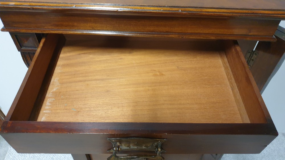Victorian Mahogany Wellington Chest of Drawers View X
