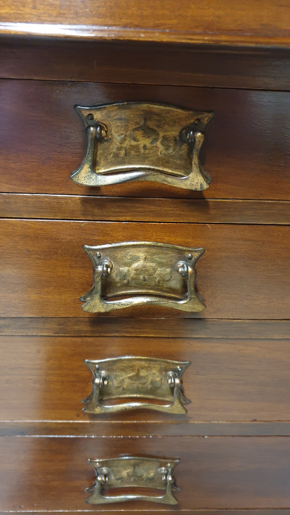 Victorian Mahogany Wellington Chest of Drawers View XI