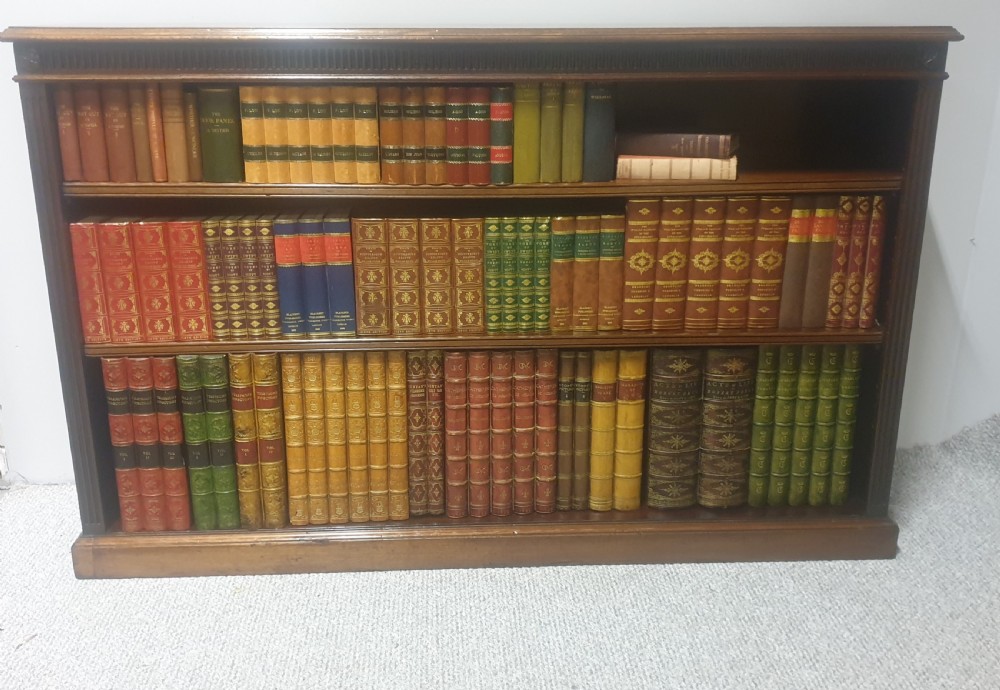 Very Good Mahogany Low Adjustable Bookcase View II