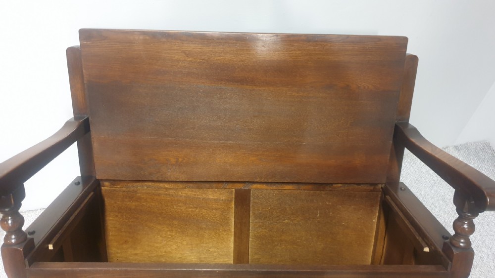 Oak Monks Bench View VI