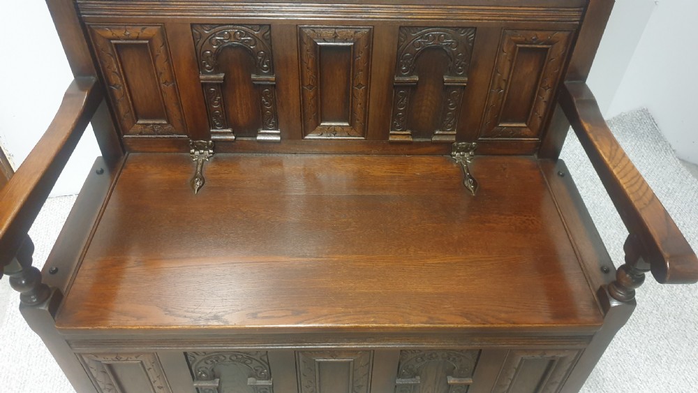 Oak Monks Bench View VIII