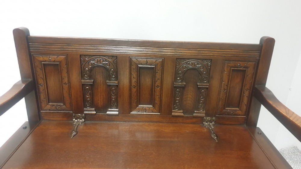 Oak Monks Bench View X