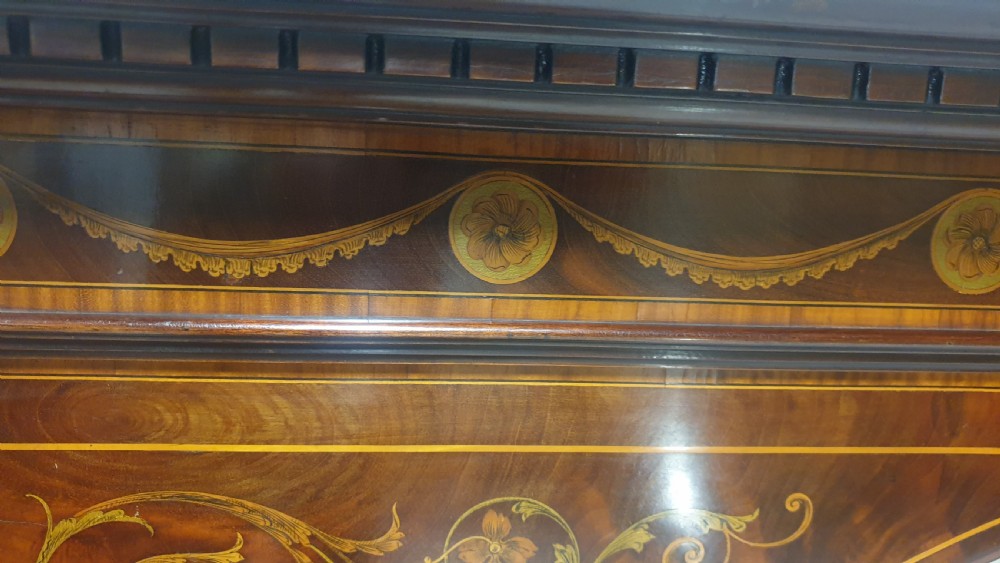 Outstanding Mahogany Overmantle Mirror View V