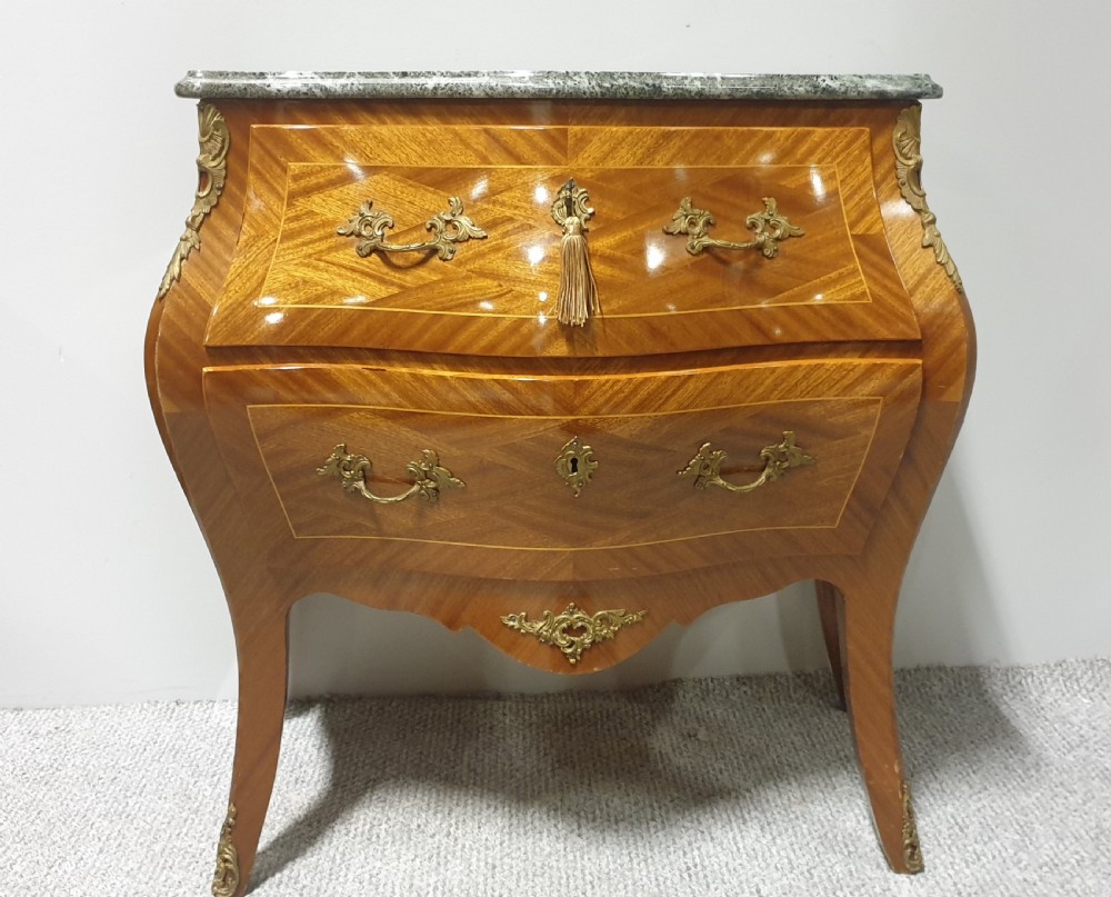 Super French Marble Topped Commode Chest of Drawers View III