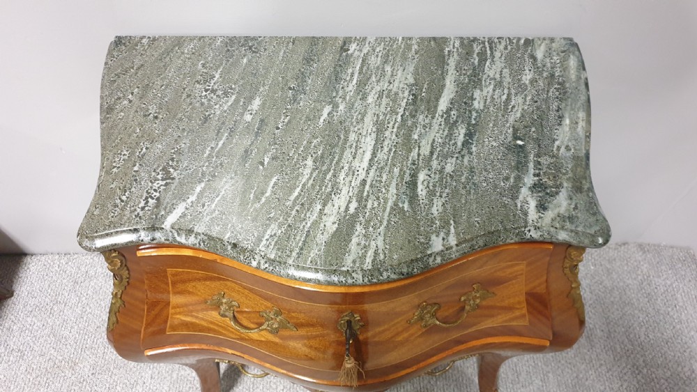 Super French Marble Topped Commode Chest of Drawers View VI