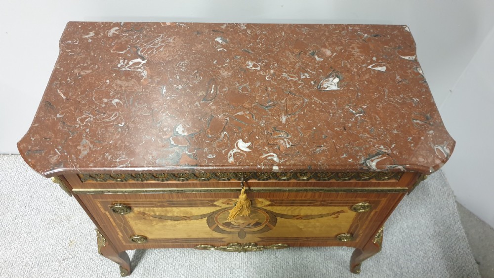 Stunning French Marquetry Commode Chest of Drawers View VII