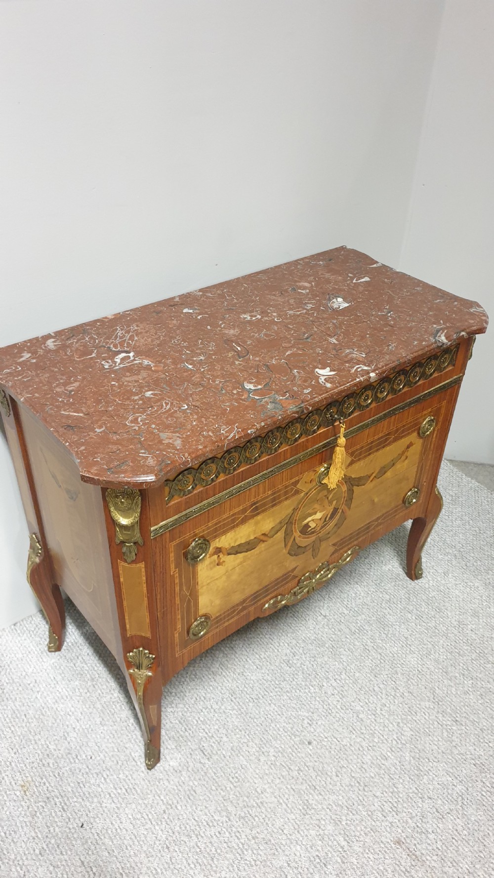 Stunning French Marquetry Commode Chest of Drawers View VIII