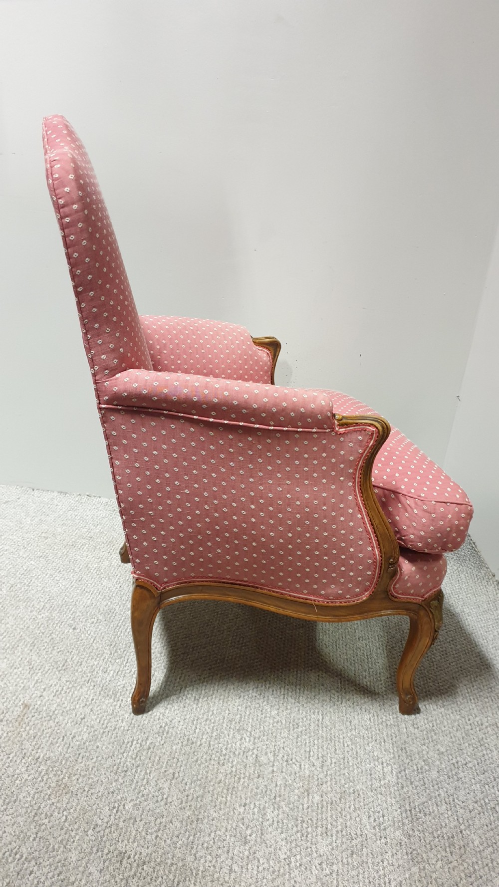 Superb French Walnut Library Chair View V