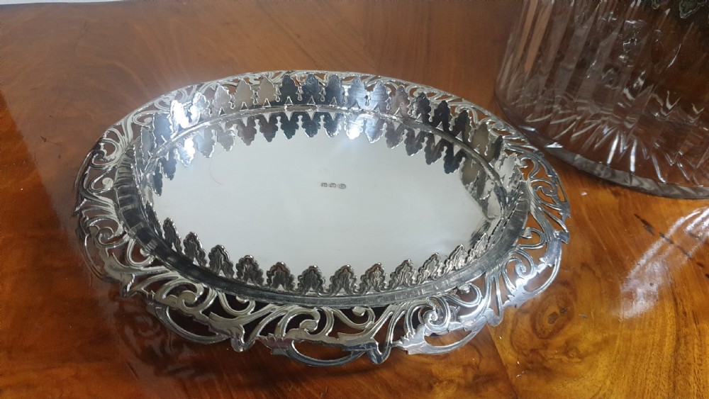 Super Silver plates Biscuit Barrel View VI