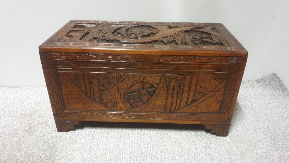 Fine Oriental Camphor Box View XII
