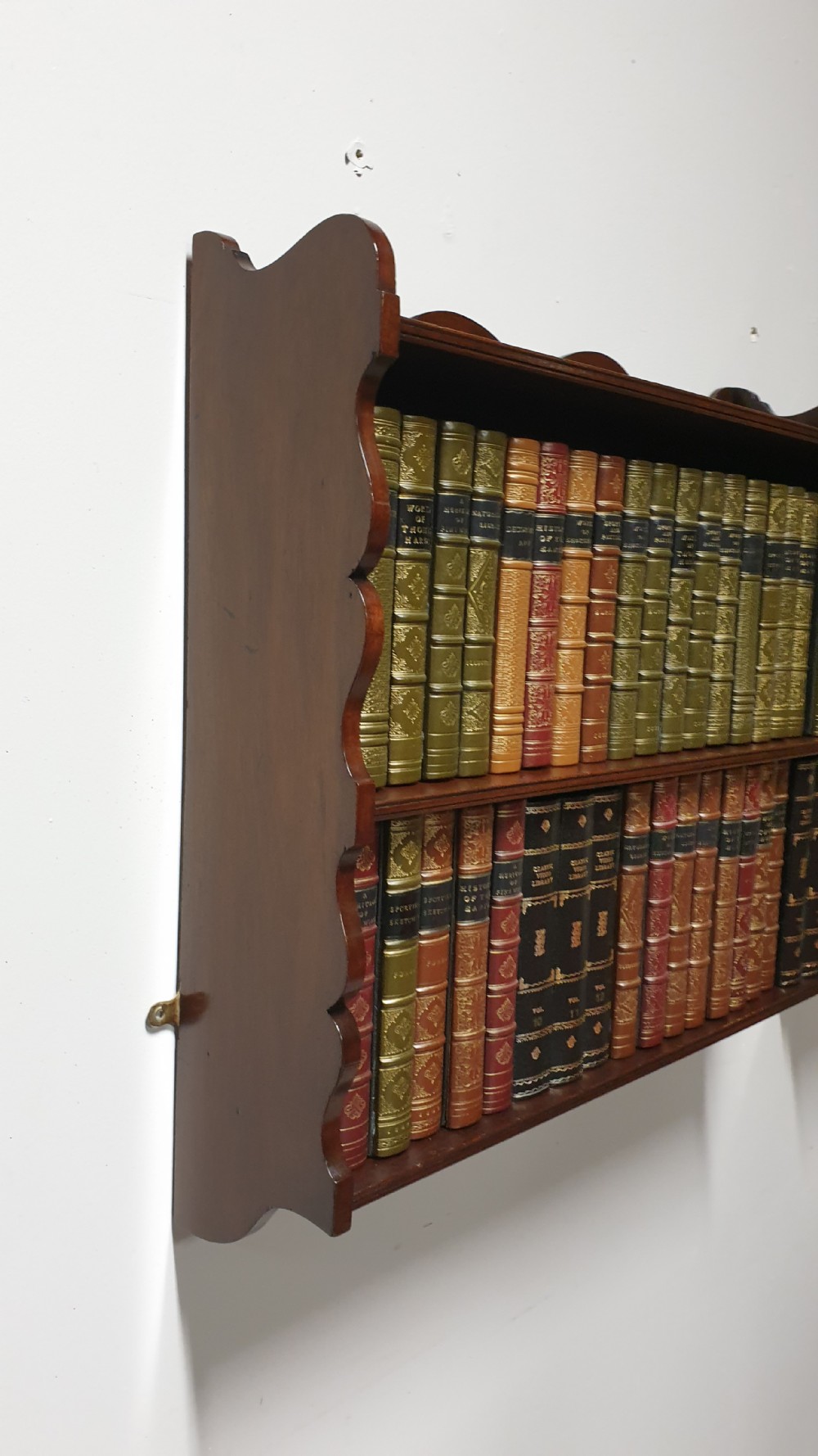 Pair Mahogany Wall Shelves View V