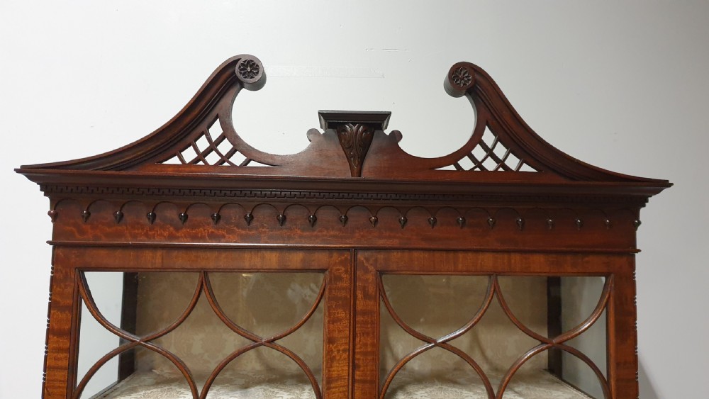 Fabulous Chippendale Mahogany Display Cabinet View IV