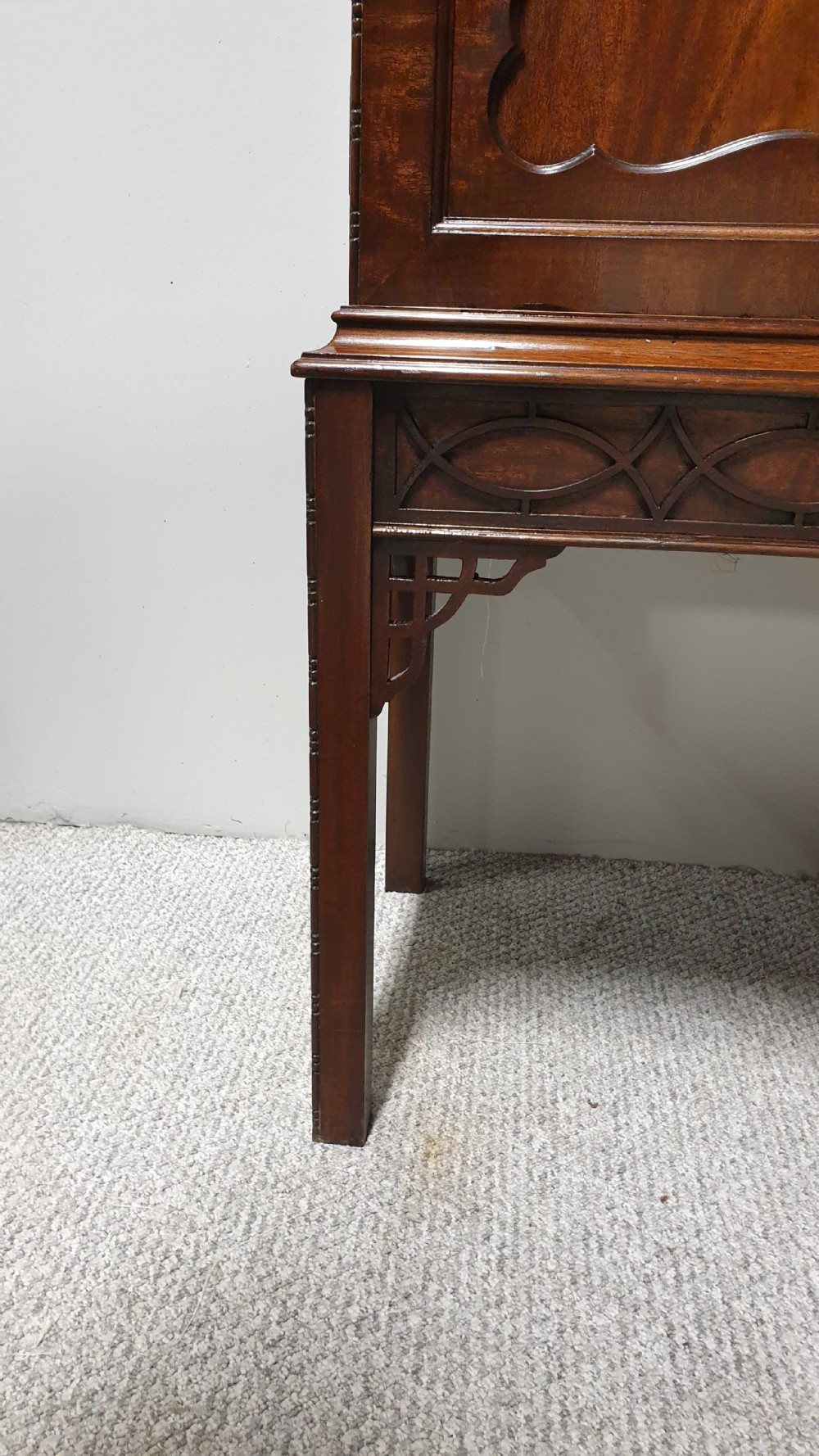 Fabulous Chippendale Mahogany Display Cabinet View V